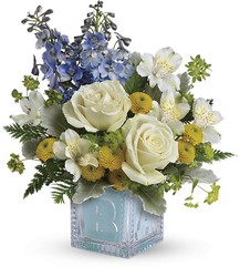 Teleflora's Welcome Little One Bouquet from Carl Johnsen Florist in Beaumont, TX